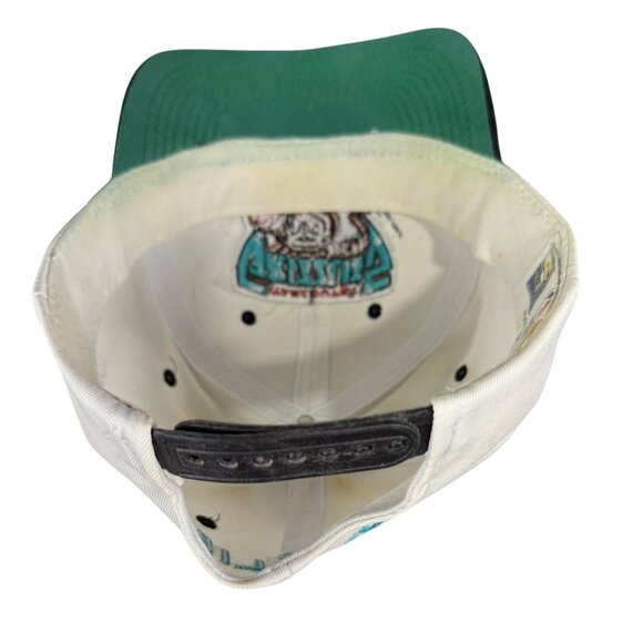 Vintage 90s Vancouver Grizzlies NBA Licensed Snapback Hat By Competitor - Picture 5 of 7